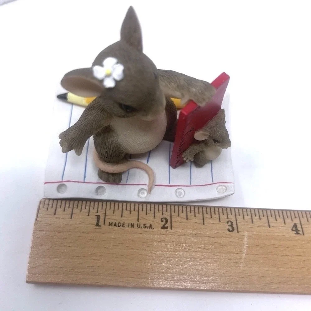 Charming Tails You Always Measure Up 89/127 Fitz Floyd Dean Griff Mouse Box